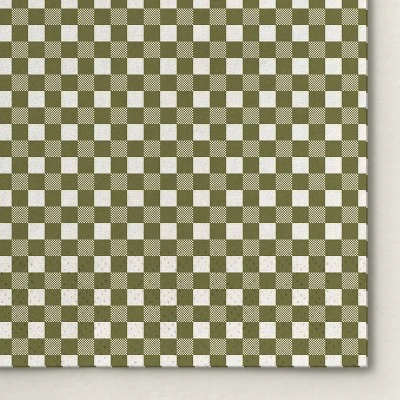 16ct Gingham Paper Beverage Napkins Green - Hearth & Hand™ With Magnolia 2 16ct Gingham Paper Beverage Napkins Green - Hearth & Hand™ With Magnolia - Image 2