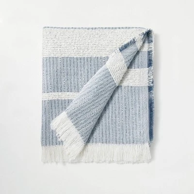 Dimensional Stripe Dobby Throw Blanket - Hearth & Hand™ With Magnolia 4 Dimensional Stripe Dobby Throw Blanket - Hearth & Hand™ With Magnolia - Image 4